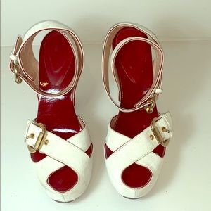 GIUSEPPE ZANOTTI Suede Platform Sandals